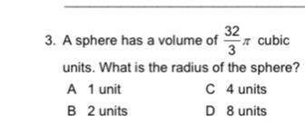 What is the radius of the sphere?
