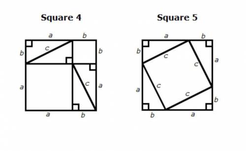 I will give 100 points to whoever answers this right .

Part ESince the areas of square 4 and