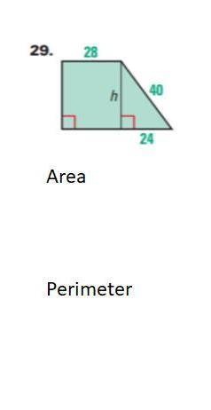 hello there, I need help to find the area and perimeter of the shape. I also need to the work so I