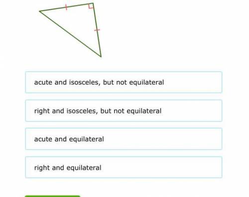 Classify this triangle by its sides and angles.
