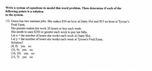 Word problem. what are the solutions?