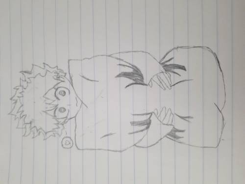 Okay so, I drew a picture of Izuku Midoriya (Deku) From Mha and I wanted to know what you guys thin