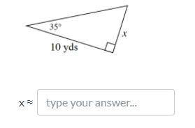 Solve for x. Round your answer to the nearest tenth (0.1)