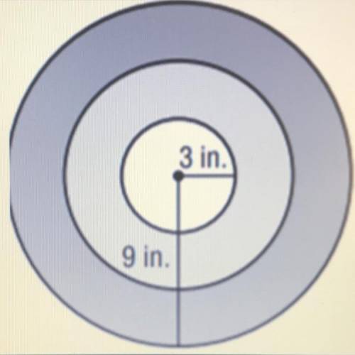 ARCHERY: The bull’s eye on an archery target had a radius of 3 inches. The entire target has a radi