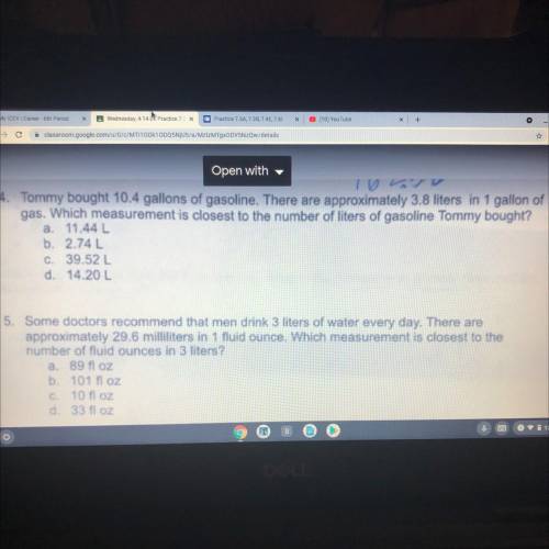 Just answer number 4 please
