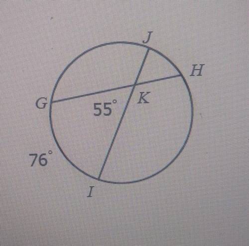 Find the arc JH geometry​