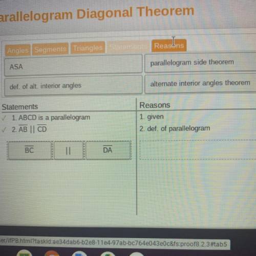It’s supposed to have another def of parallogram an they don’t have it can someone help me please?