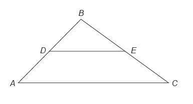 Please help with triangle proportionality!

For which segment lengths is AC¯¯¯¯¯ parallel to DE¯¯¯