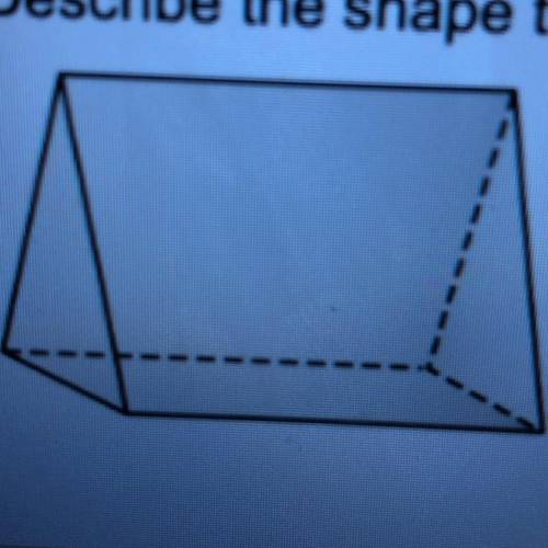 Describe the shape that would result from a horizontal slice of the figure below.