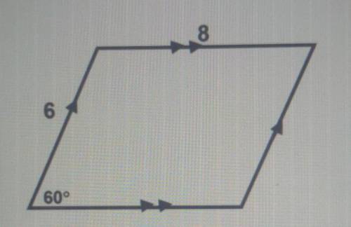 I need the Area for this parallelogram​