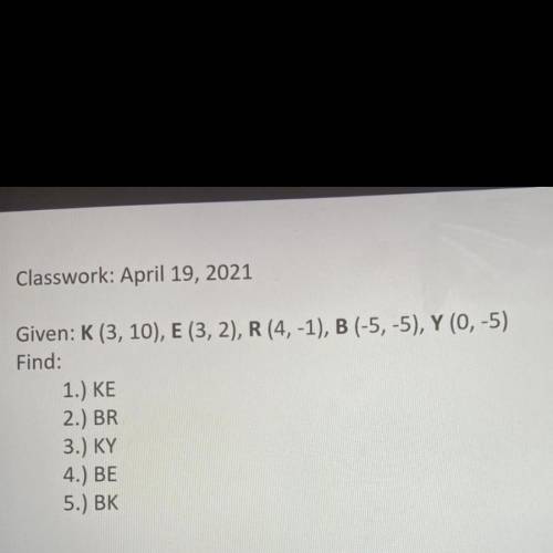 Please help me with this homework help me with 1,2,3,4,5 show me the steps and the answers please I