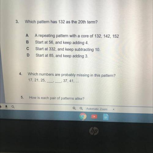 Question 3 and 4
- 10 points