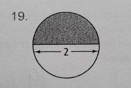 Find the area of each shaded sector of a circle. Leave your answers in terms of pi.​