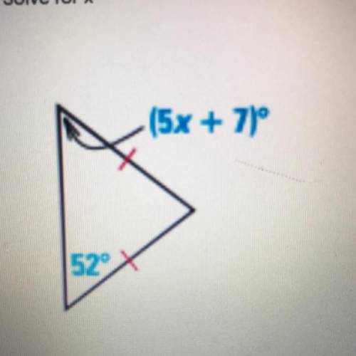 Solve for x
PLEASE HELP OMGGGG