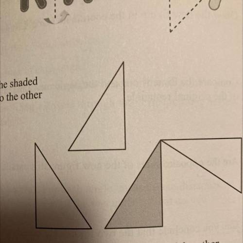 What type of triangle is the shaded

triangle? Is it congruent to the other
triangles? Explain.