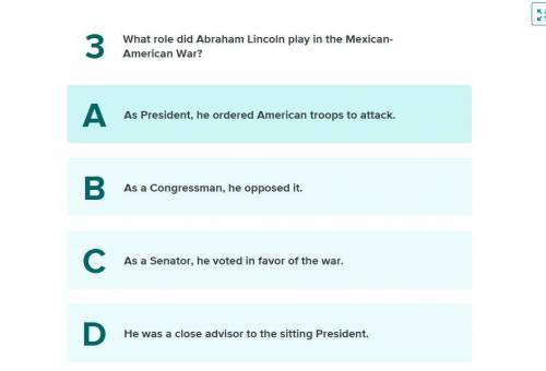 What role did Abraham Lincoln play in the Mexican-American War?