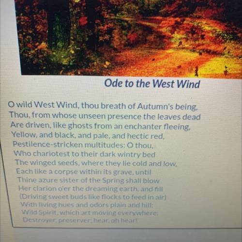 What is the rhyme scheme in Ode to the West Wind?