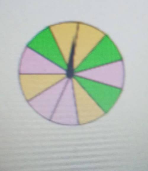 If you spin the spinner 11 times, what is the best prediction possible for the number of times it w
