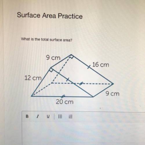 What is total surface area of: 
please help i dont wanna go to summer school