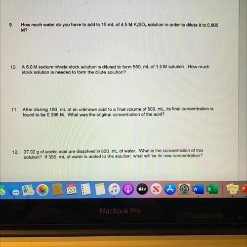 Someone please help me with my chem! Due soon!
