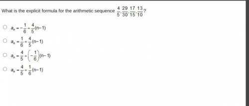 given explicit formula for arithmetic sequence