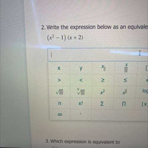 Write the expression below as an equivalent expression with the denominator of (x^2-1)(x+2) show yo