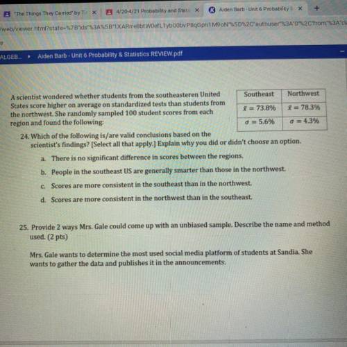 Please help with test offering big points pt 5