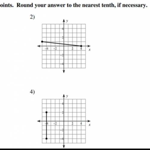Can you help me find the distance between each point round your answer to the nearest tenth show me