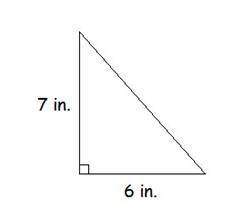 What length is the base of the triangle?