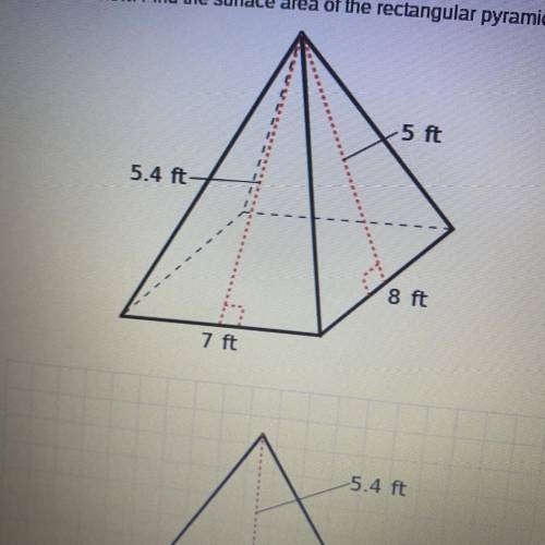 Find the surface area pls I need help :(