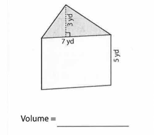 Will you find the volume for 30 points?