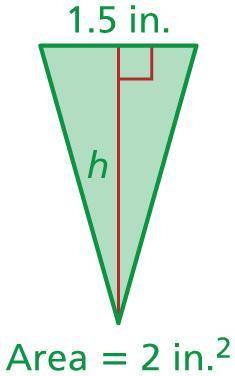 What is the missing dimension in this triangle?