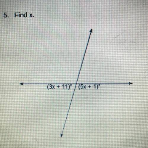 Find x. Please help with this problem