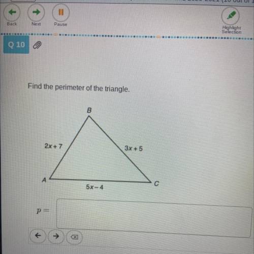 What is this answer? what does p equal?