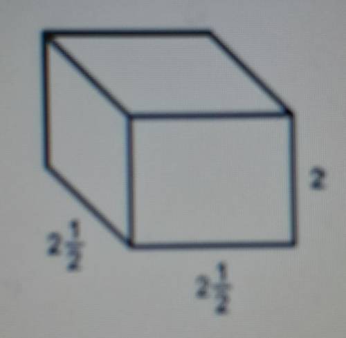 PLEASE HELP NOW 20 POINTS!

Use the formula to find the volume of the prism.A. 12 1/2 cubic unitsB