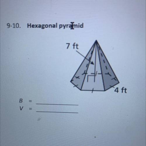 Please Help
Find volume and base of the hexagonal prism