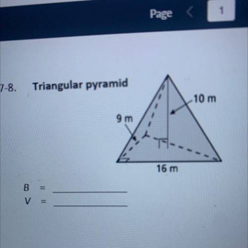 Please help 
Find volume and base of the triangular prism