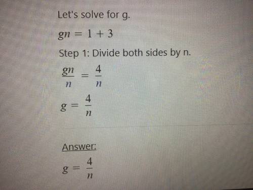 G(n) = 1 + 3
h(n) = -n -1
Find: (g/h)(-5)