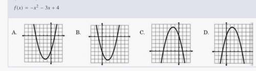 Which graph from the picture best represents the following function