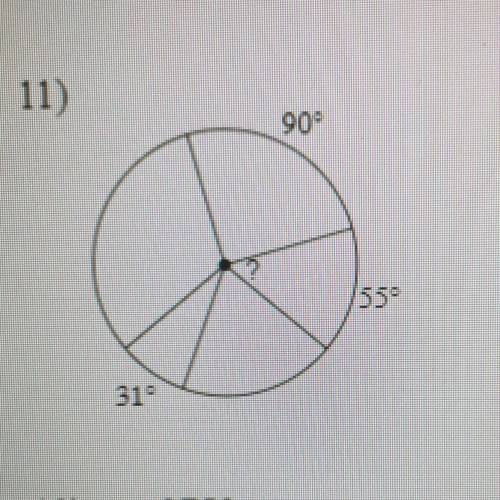 Find a measure of the arc or central angle indicated. Assume that lines which appear to be diameter
