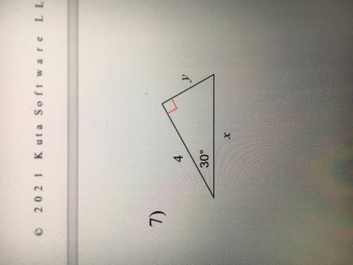 Can someone help me with this triangle??
Find missing side lengths