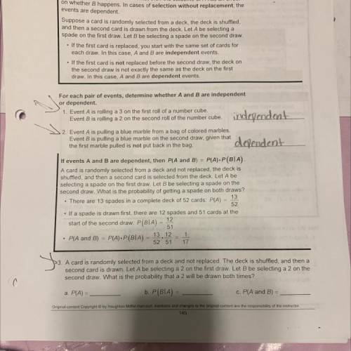 Help with question number 3