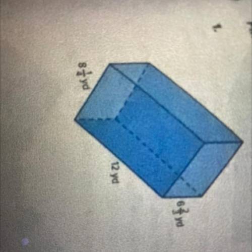 Find the surface area of the prism
