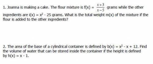 MATH PROBLEM SOLVING, 100pts + Brainliest if all answers are correct!