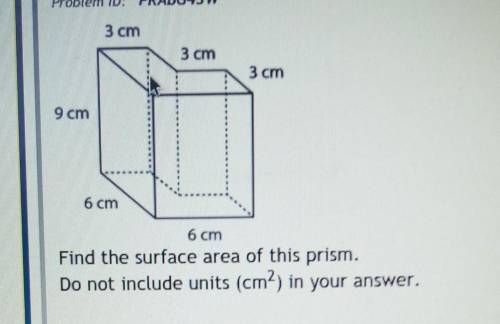 Assignment: Cool-Downs---7.7 Lesson 14: Surface Area of Right Prisms (7. = 0 Problem ID: PRABG43W 3