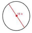 What is the radius of this circle
(please show work)