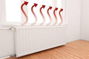A radiator is attached to a wall on one side of a room. Which is the most likely way its heat will