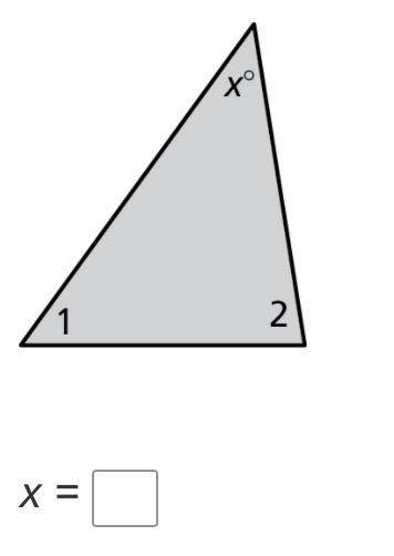 The measures of angle 1 and angle 2 are 30% and 45% of the sum of the angle measures of the triangl