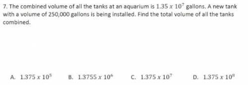 Find the total volume of all the tanks combined