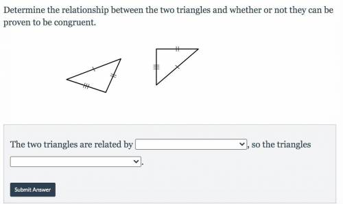 What sides are the triangles?
